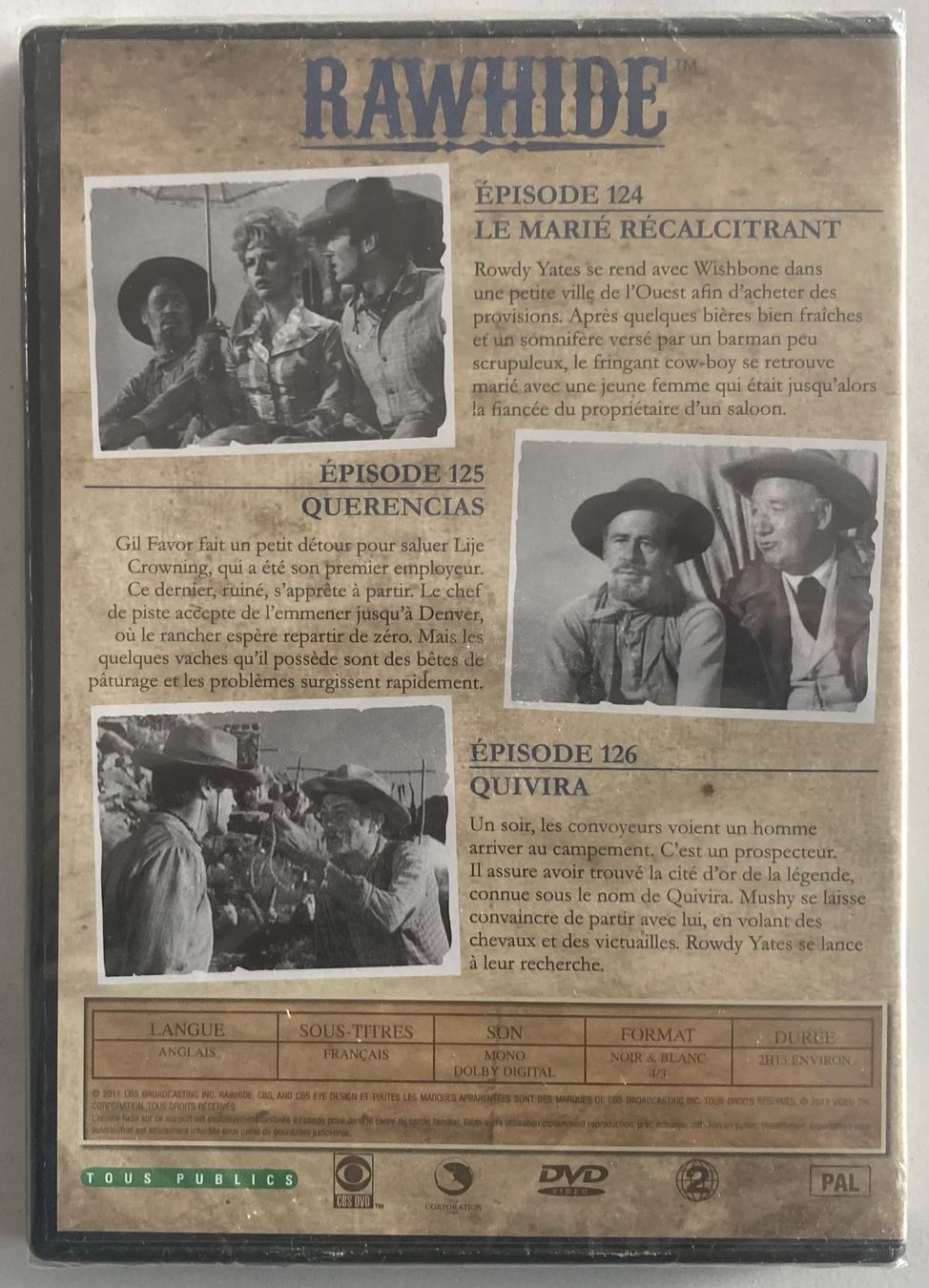 Tutti i DVDs: CLINT EASTWOOD - RAWHIDE N°42 – Usato da Poliez-Pittet venduto da Newtown-Records 4