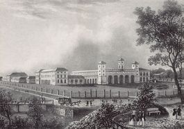 Zürich Bahnhof: Urbahnhof ohne Brücken (1847-1871)