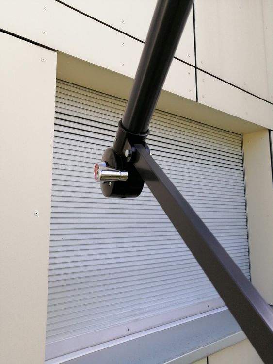 Kormax Sonnenschirm 3 M – Metall-Gestell, Kurbel & Grünes Polyesterdach Für Garten & Terrasse