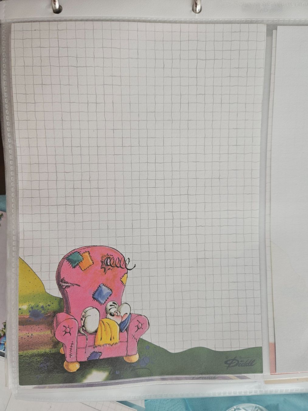 Papier: Diddl DIN A5 auf Sofa – D'occasion à Frauenfeld par Jewells-Child