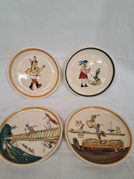 Carigiet Rheinfelden handarbeit 4 Teller Kaufen auf Ricardo