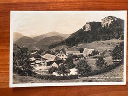 Postkarte Läufelfingen Kilchzimmer 1927 (P627)