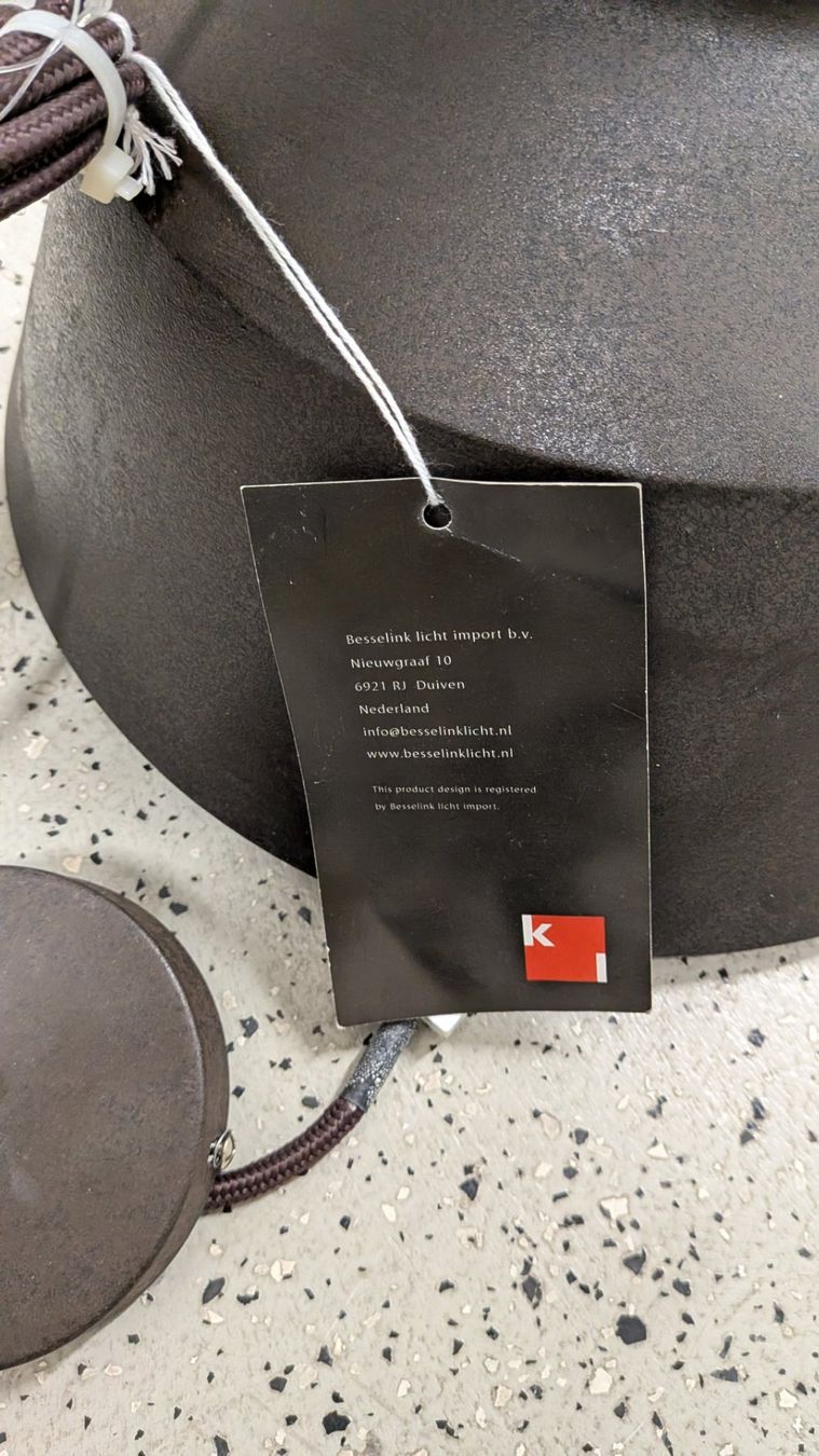 Lampadari & plafoniere: Hängeleuchte Metall braun – Nuovo e nell'imballaggio originale da Salez venduto da EMERCARO 5