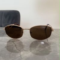 Sonnenbrille Guess Damen Metall Goldbraun Gestell gebraucht