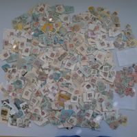 1882-1910: Riesiges Lot Wertziffern, FUNDGRUBE in Kiste !