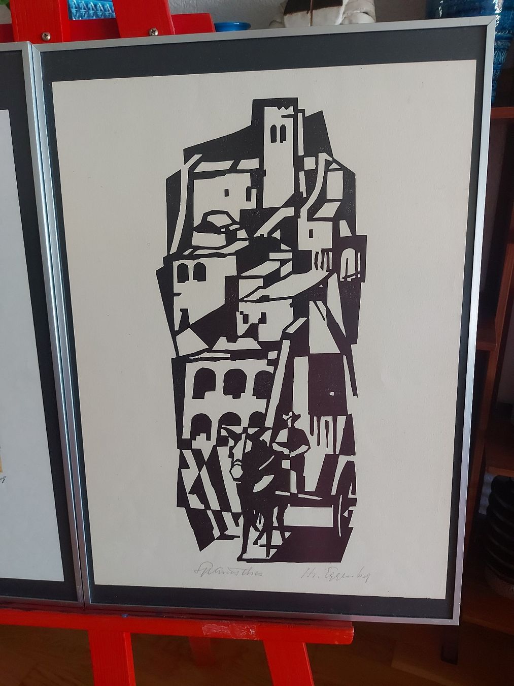 Gravures sur bois: 2x Hans Eggenberg Holzschnitt – D'occasion à Ostermundigen par son_vd9k 1