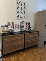Rattan kommode x2 