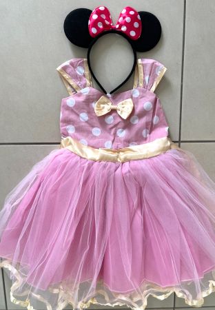 Süsses Minnie Mouse Kleid für 4J.