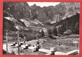 Leukerbad - Thermal-Schwimmbad - ca. 1955