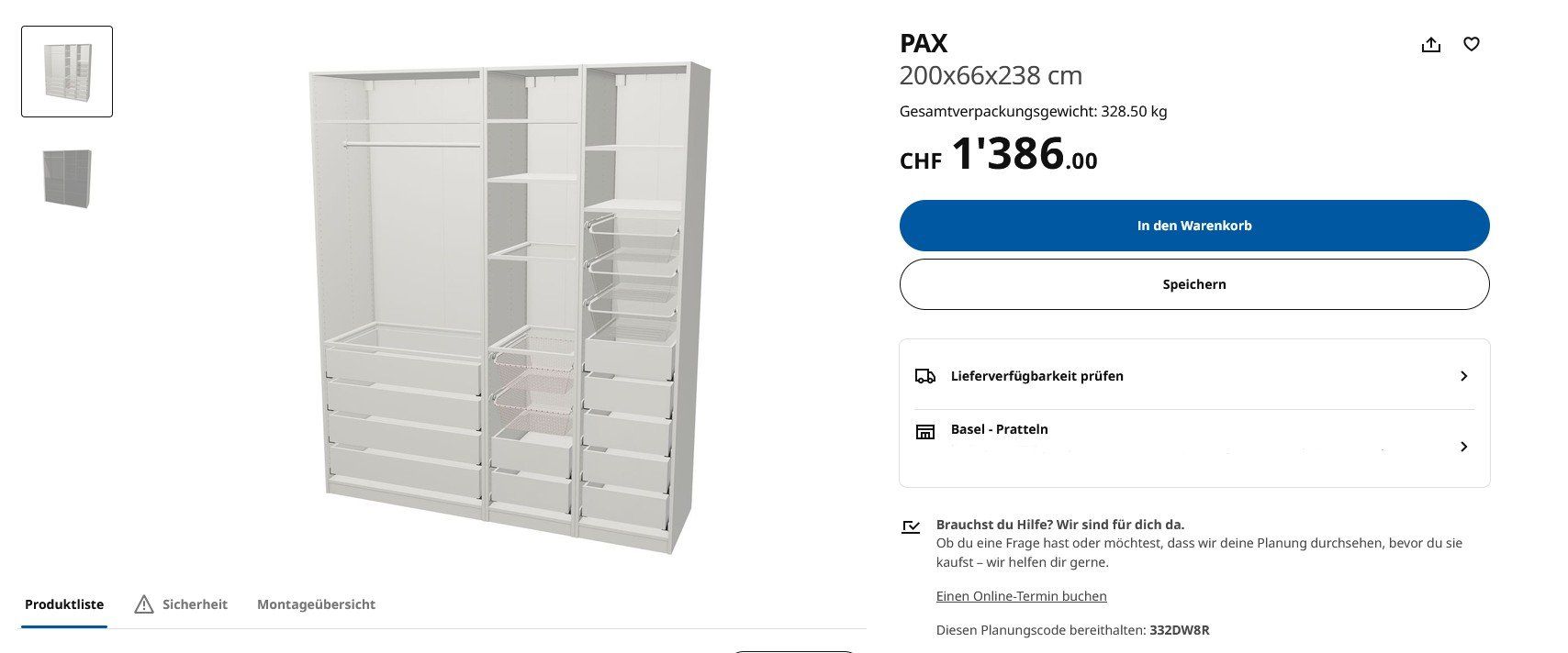 Ikea Armadi: IKEA PAX – Usato da Glattpark(Opfikon) venduto da Carpri 1