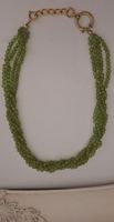 Traumhaft schöne antike Peridot Kette mit