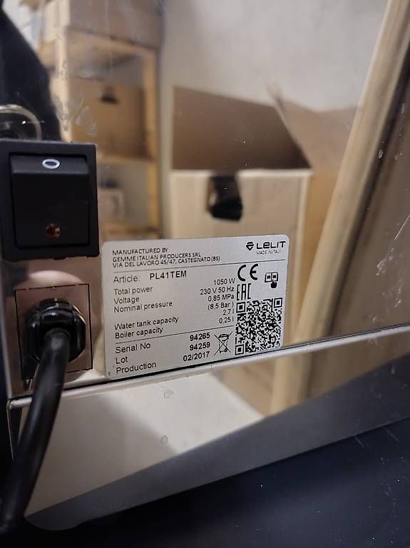 Machines à café & Machines à expresso: Lelit PL41TEM Anna  Espressomaschine – Défectueux à Mels par Zwiebelbrot 3