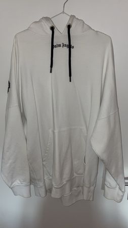 Sweatshirt à capuche Palm Angels blanc taille XL neuf