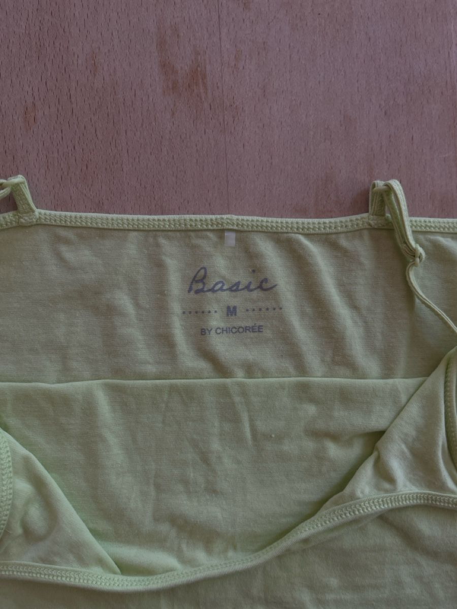 Tops: Basic Trägertop hellgelb/ hellgrün – D'occasion à Bern par sosophie 2
