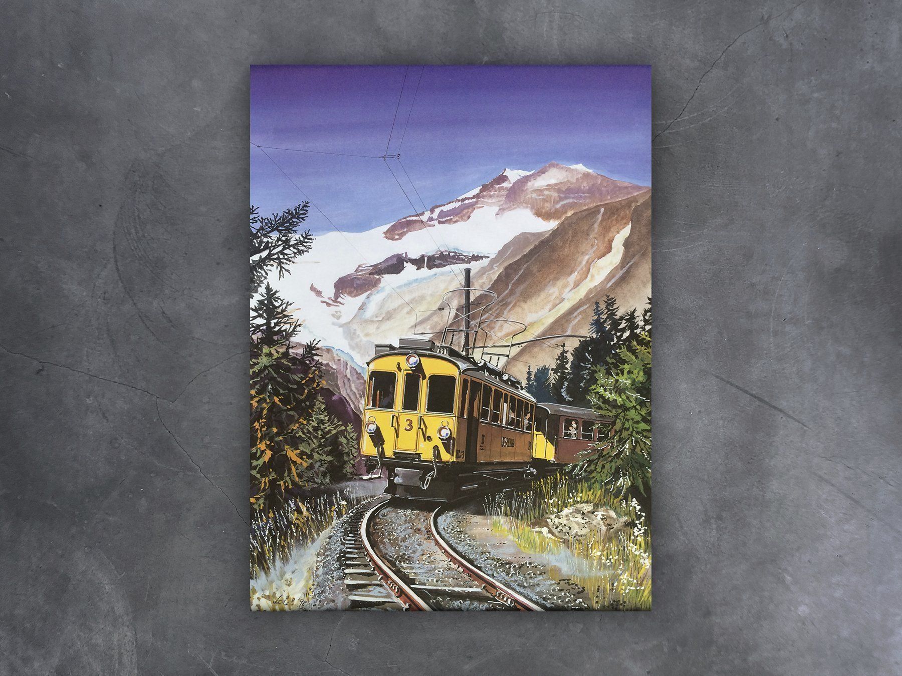 Foto & Immagini: Altes Poster, Rhätische Bahn Berninabahn – Nuovo (secondo la descrizione) da Chur venduto da dr.retro