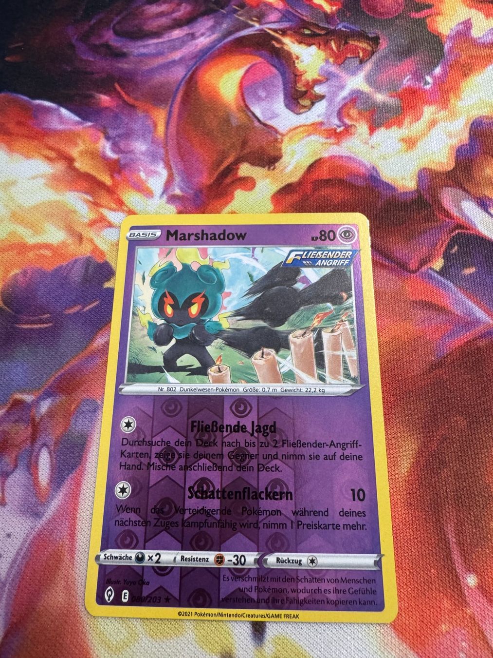 Pokémon Sammelbilder & Trading cards: Marshadow (EVS 080) / Reverse Holo / Drachenwandel – Neu (gemäss Beschreibung) aus Bülach von CherryBlu