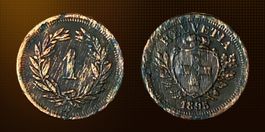 Pièce rare de 1 centime, Suisse, année 1895, bronze