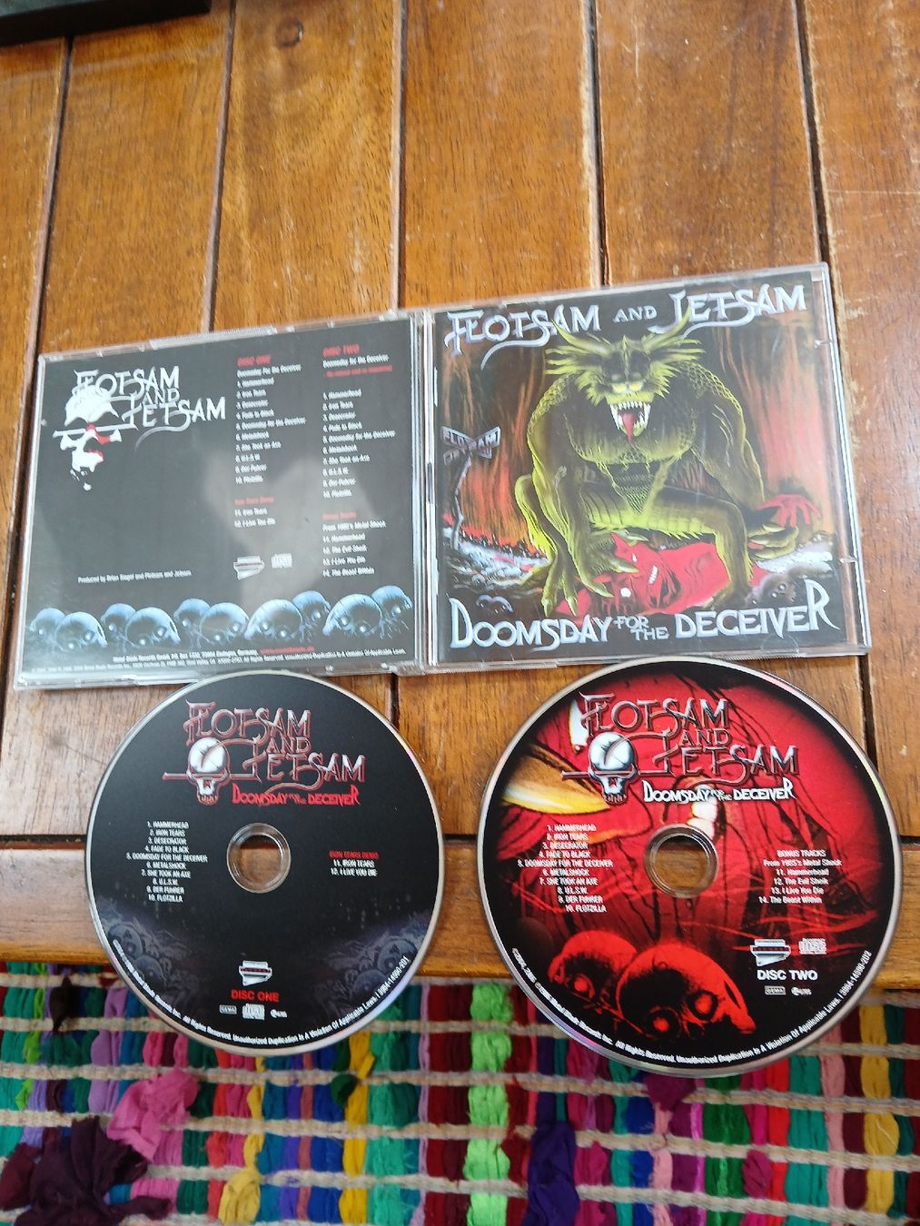 CDs: flotsam jetsam- doomsday...(2cd) – Gebraucht aus St-Cergue von VeganWarrior