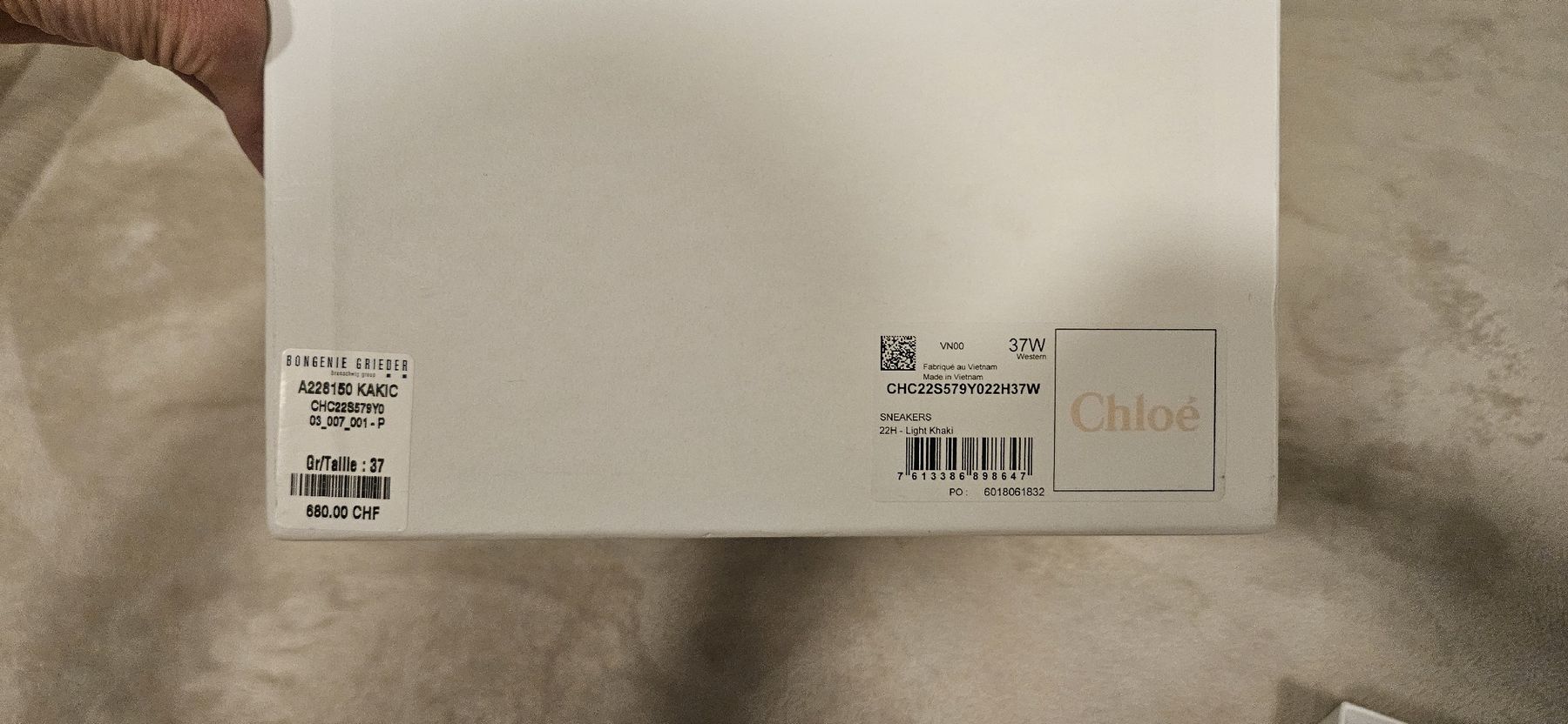 Chloé Scarpe da donna: Chloé Nama Sneakers neu Grösse 37 – Nuovo e nell'imballaggio originale da Zwingen venduto da nad_8s59 5