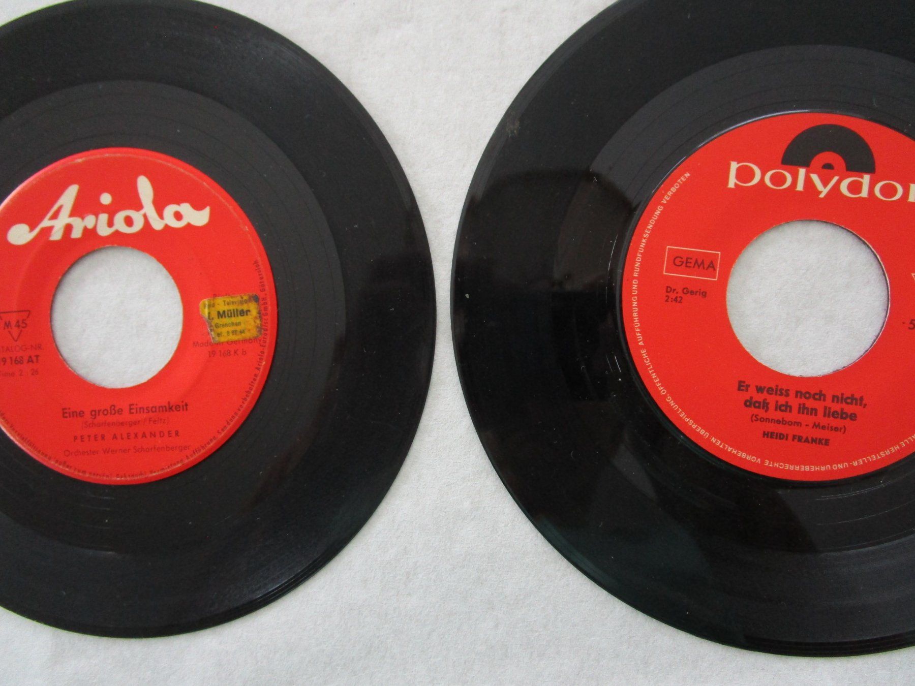 Vinyles: Single Schallplatten Sammlung 3 – D'occasion à Grenchen par Uhus15 1