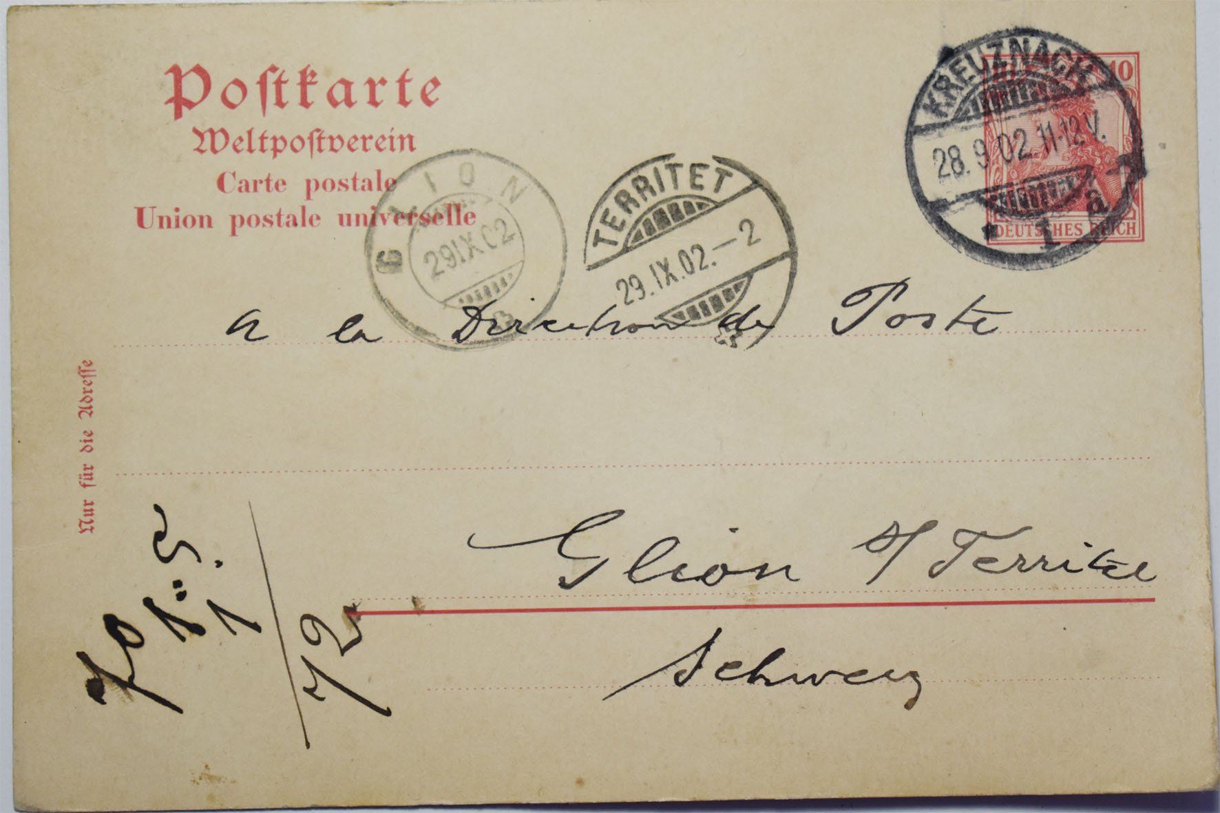 Cartoline postali: Cartes correspondances anciennes – Usato da Petit-Lancy venduto da Pimose 8