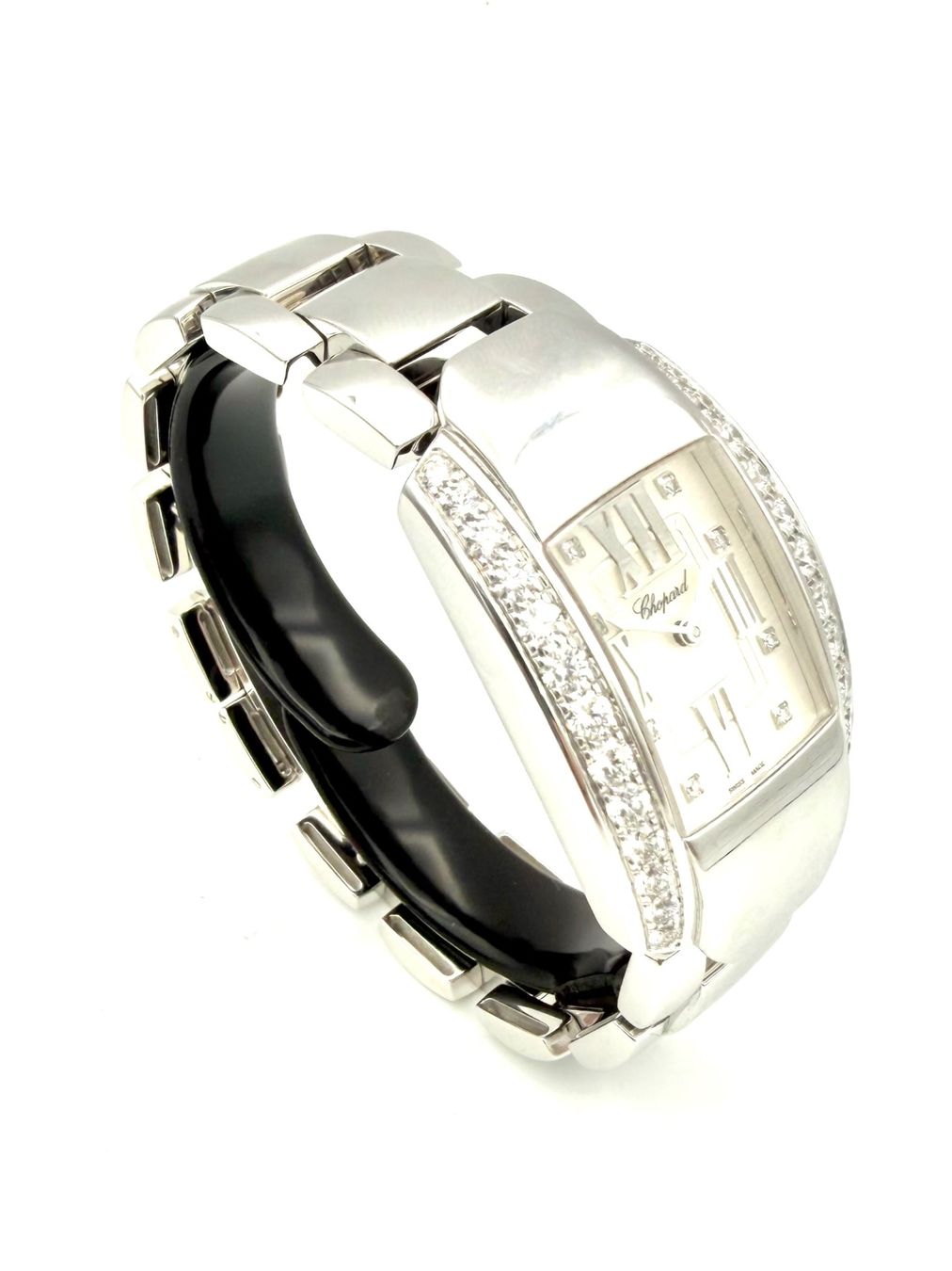 Chopard Orologi: CHOPARD. Collection "La Strada", montre de dame or blanc – Usato da Renens VD venduto da Diademe.sarl 1
