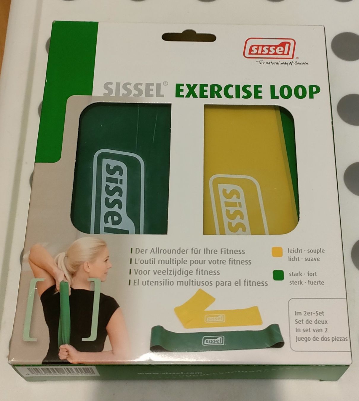 Hometrainer: SISSEL Exercise Loop Set 2 Stück Fitnessband Loop – Nuovo e nell'imballaggio originale da Stachen venduto da TMCreation