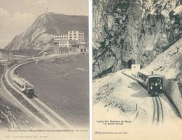 2 alte Ansichtskarten Rochers de Naye, Top Zustand!