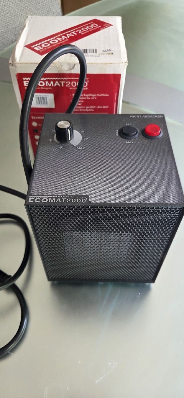 Ecomat2000 Heizgeräte: Ecomat 2000 Heizgerät Classic 1800W – Gebraucht aus Huttwil von ser_gn9l 5