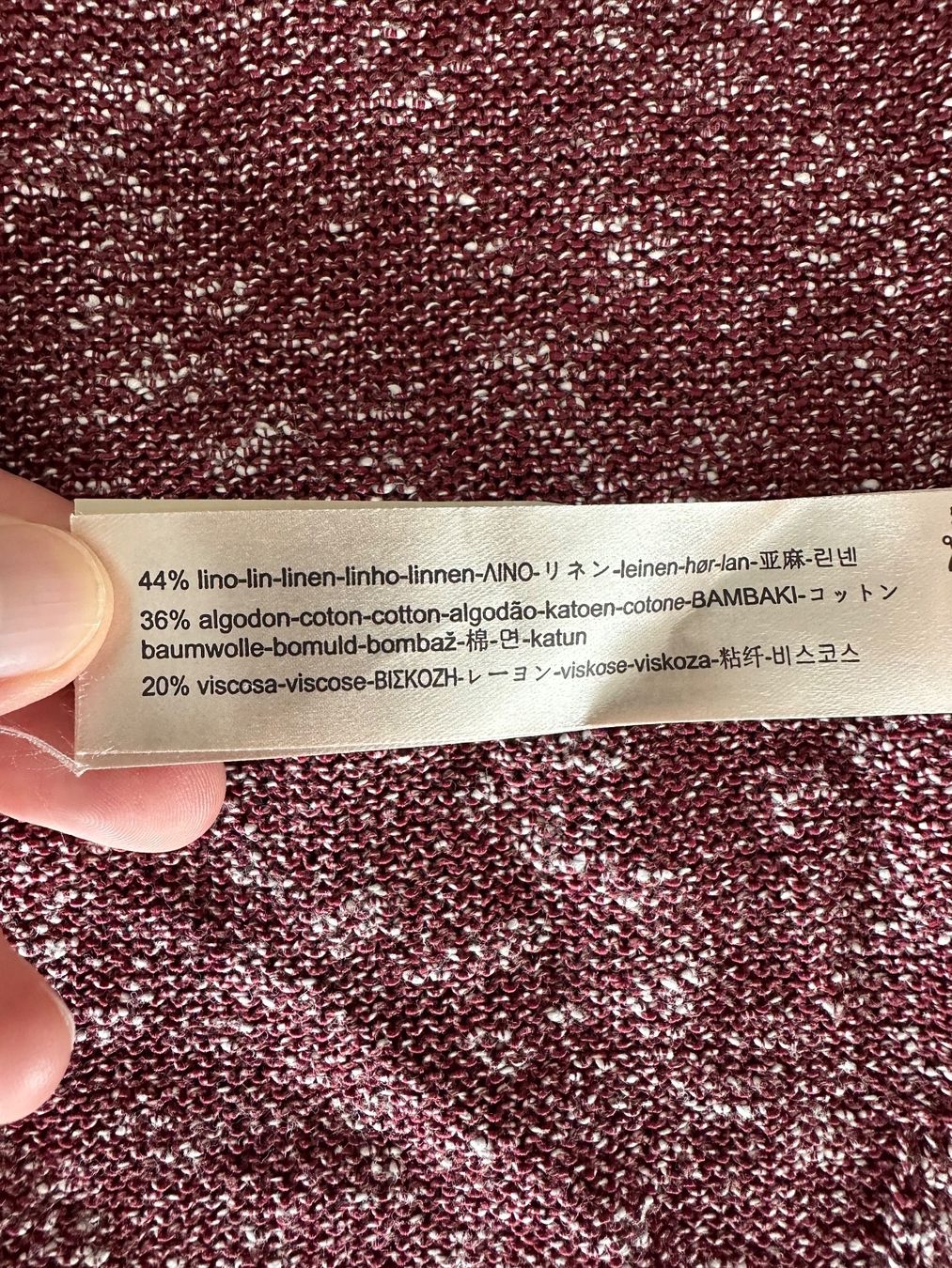 Massimo Dutti Maglioni & Felpe: Massimo Dutti, Pulli / Jäckchen, Leinen-Cotton, violett, S – Usato da Brüttisellen venduto da Molemo 4