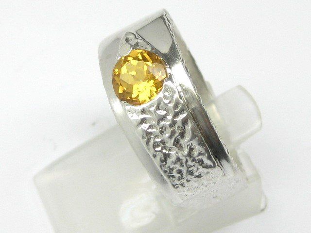 Anelli: Vintage Designer Ring Silber 925 + MP Citrin Gr. 57+ – Usato da Ermatingen venduto da Decovin 1