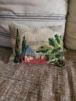 petit coussin senteur lavande points de croix vintage caneva