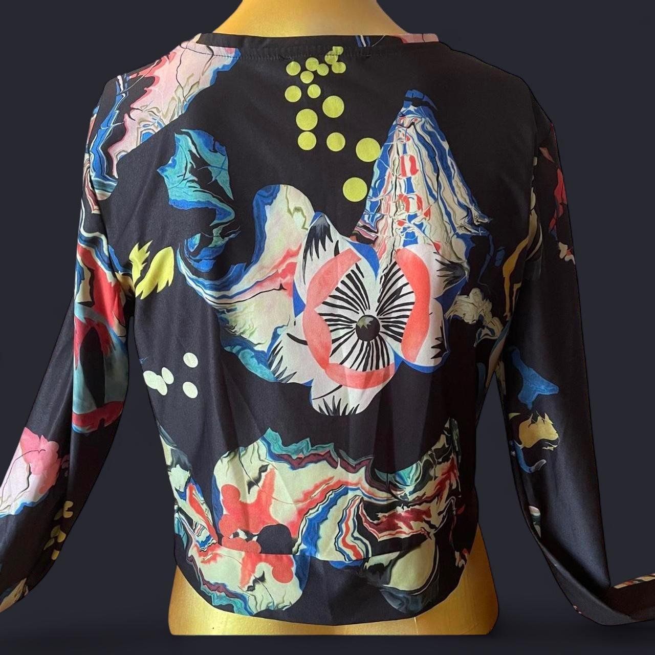Top: Haut à manches longues multicolore - S – Usato da Troinex venduto da Irisglo 1