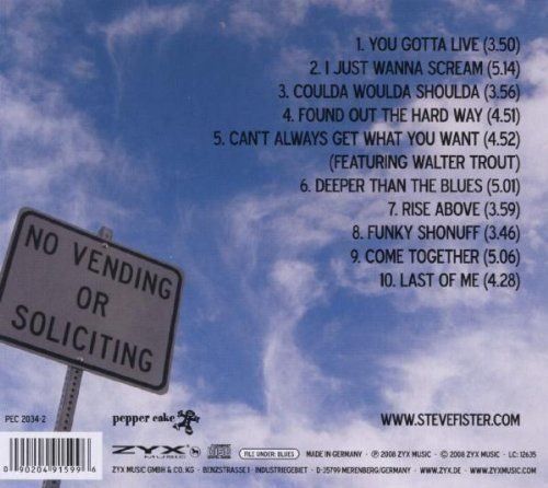 CD: Steve Fister - Deeper Than The Blues  CD – Nuovo e nell'imballaggio originale da merishausen venduto da hidee 1