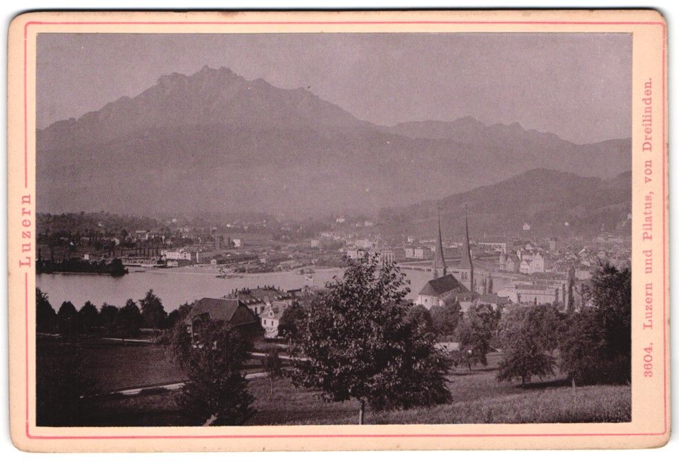 Fotografie &  Plakate: Fotografie Luzern, Ortspanorama mit Pila – Gebraucht aus Berlin von bartko-reher