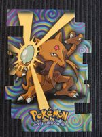 Pokemon Kadabra Cut Card Topps Series 2 1999 NM