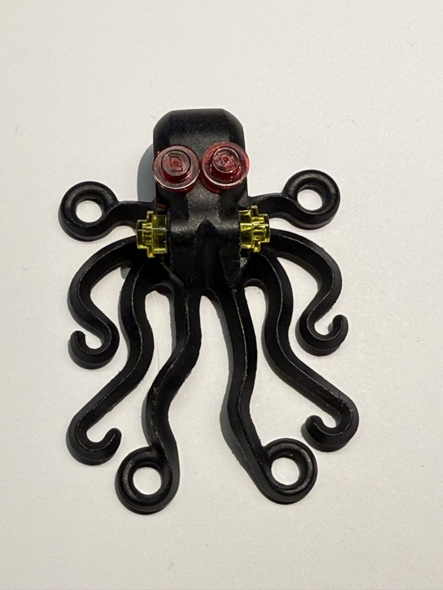 Lego Giocattoli: 1 Lego Krake Tintenfisch schwarz Custom Figur – Usato da Rheinfelden venduto da zim_2hqc
