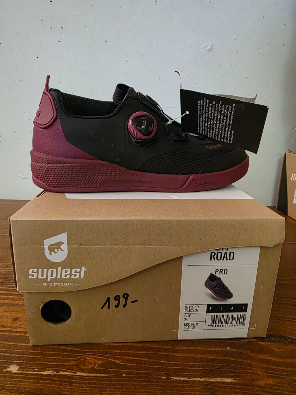 Suplest Scarpe da donna: Suplest Road Pro Flat Gr.37 Veloschuhe - Neu – Nuovo e nell'imballaggio originale da Gelterkinden venduto da wer_b2f2