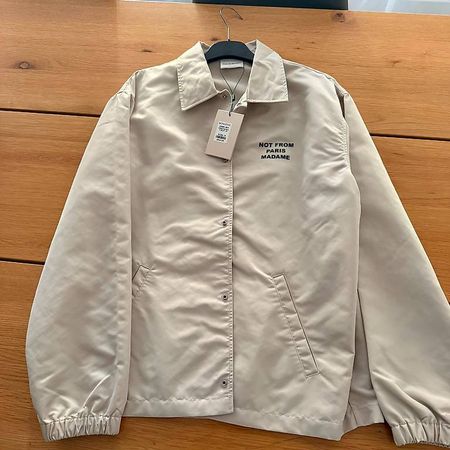 Veste homme "Drôle ee Monsieur "beige taille M neuve