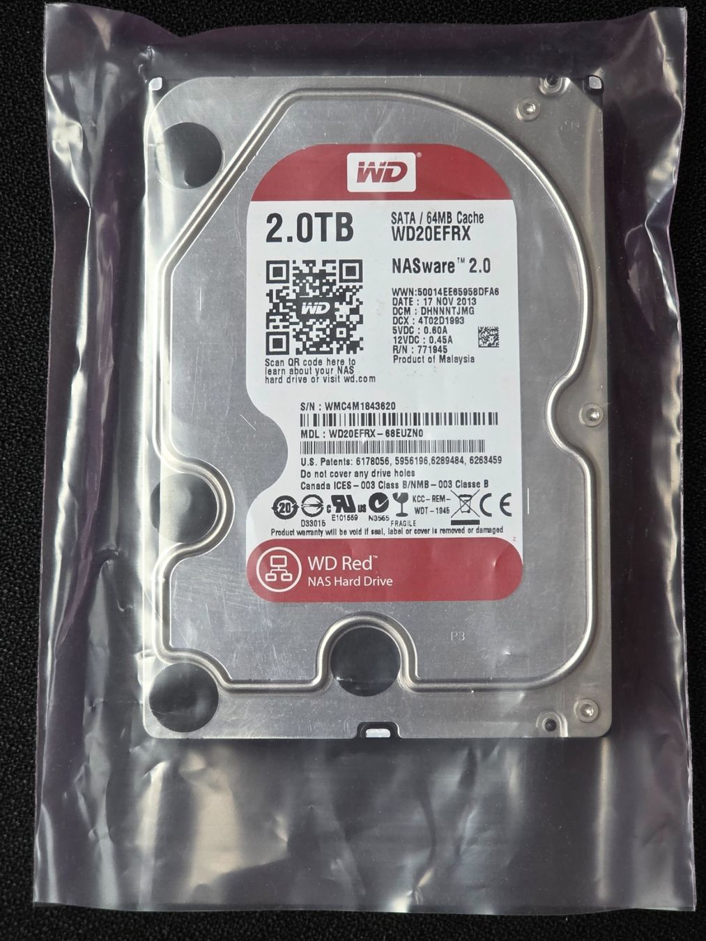 Western Digital Dischi rigidi: WD Red NAS HDD 2 TB SATA – Usato da Mels venduto da Zeppelin08