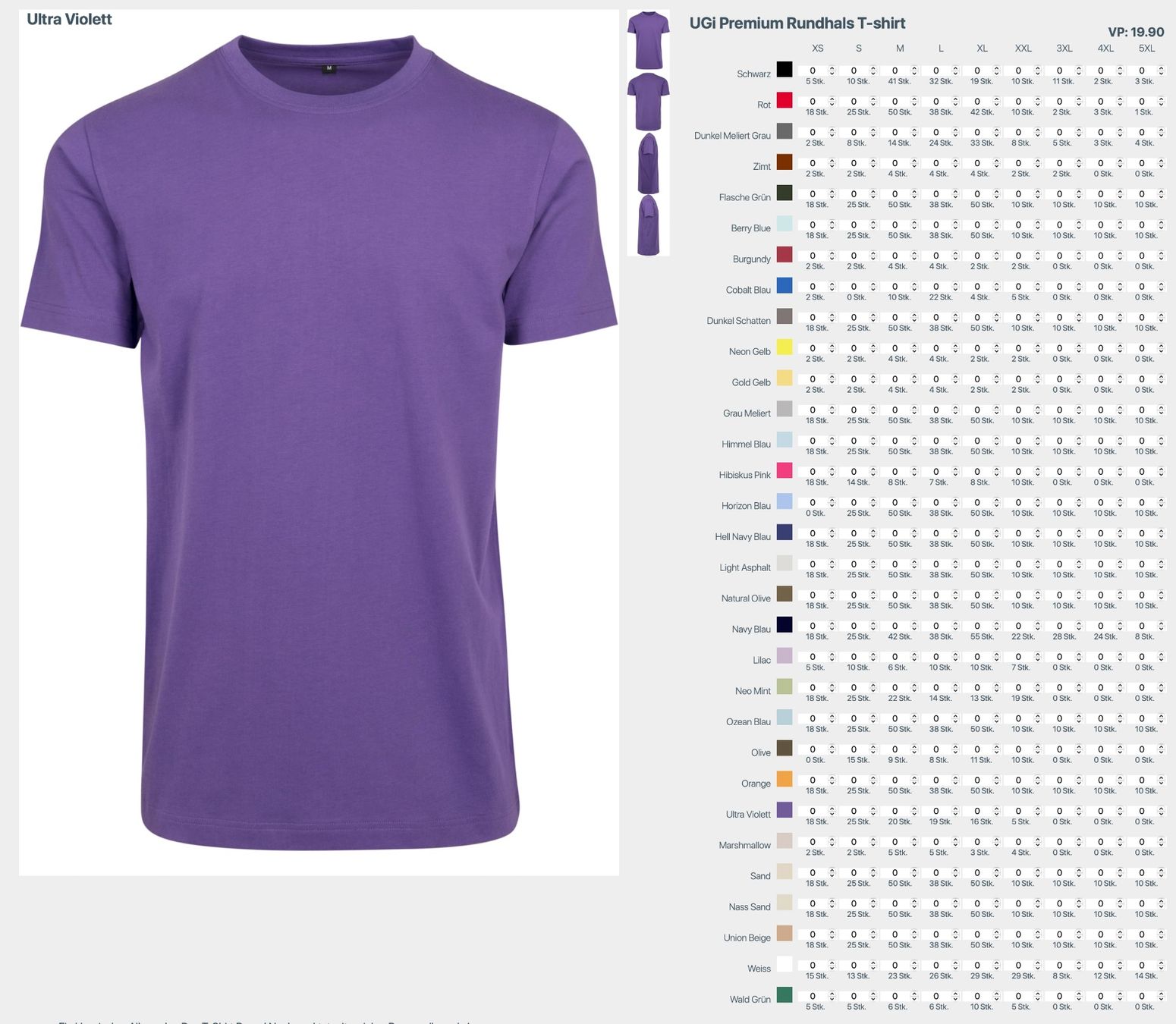 T-Shirts: UGi Premium Rundhals T-shirt – Neu und originalverpackt aus Regensdorf von StyleTown 9