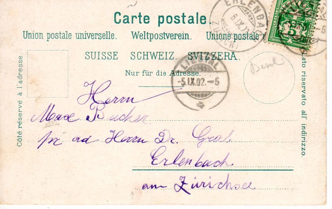 Ansichtskarten: Liestal 1902 – Gebraucht aus Wolhusen von Curver9 1