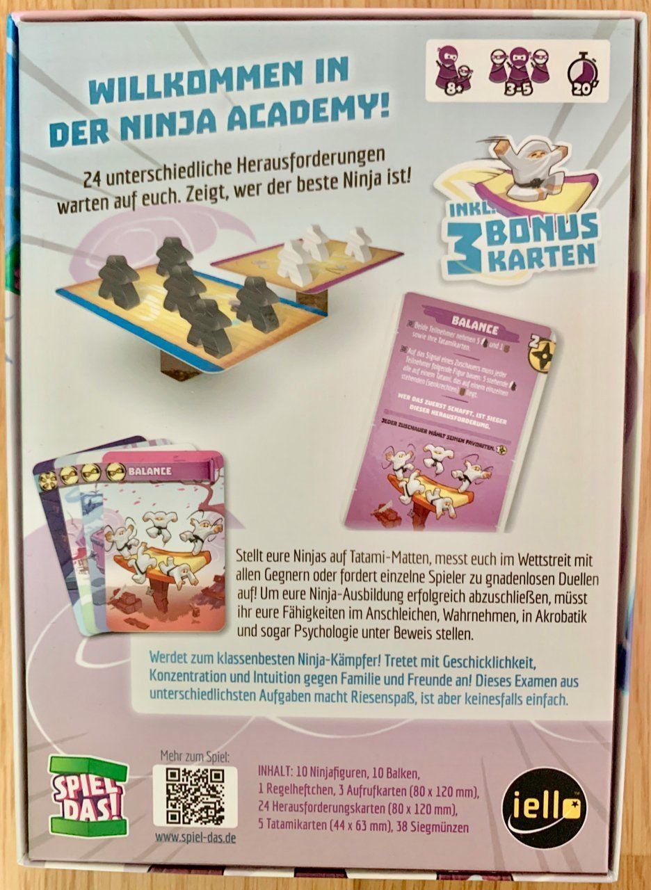Jeux: Spiel Ninja Academy – D'occasion à Bremgarten b. Bern par .Anita. 1