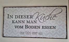 Spruchschild zum aufhängen