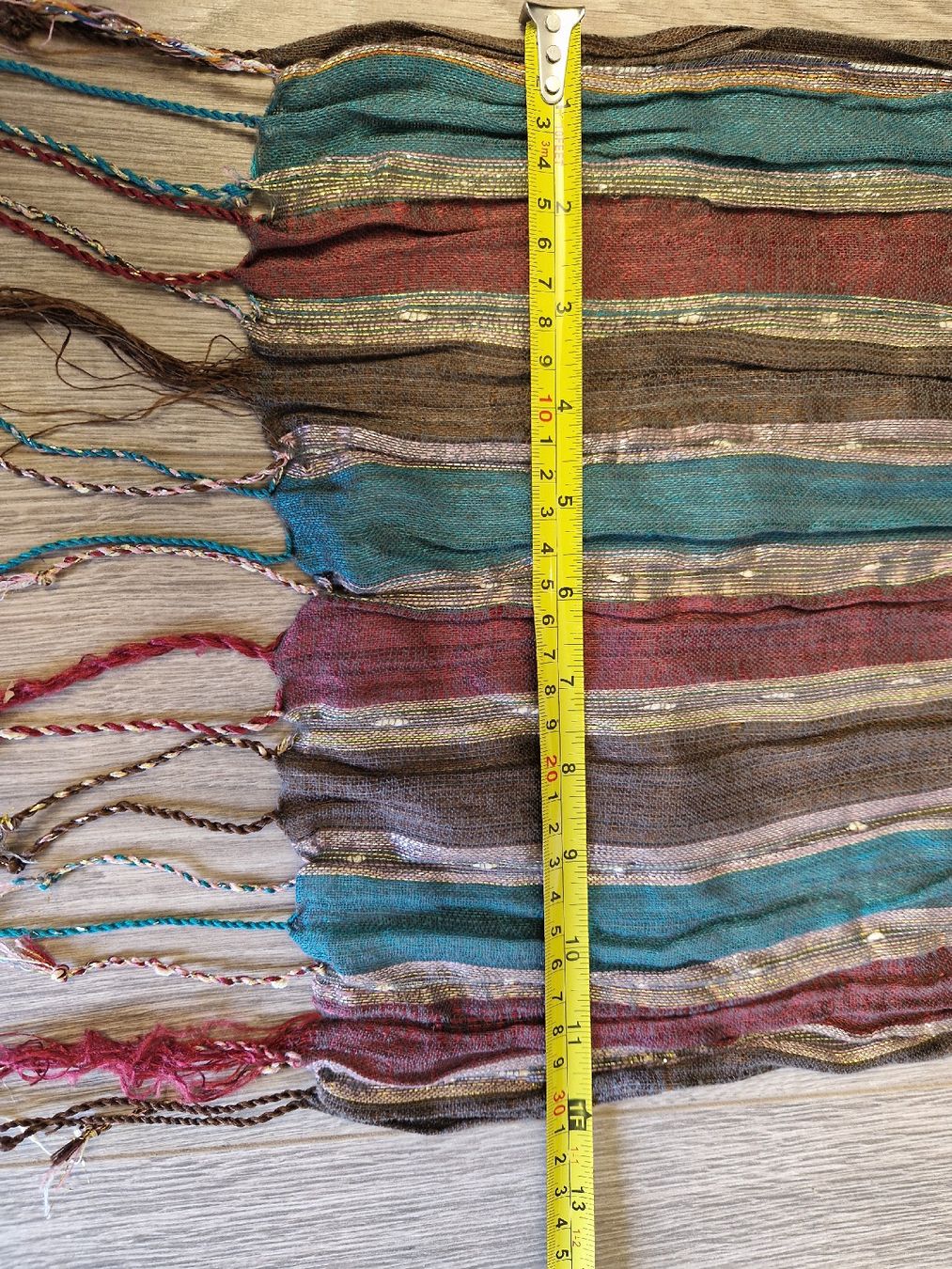 Foulard & Sciarpe: Striped Scarf, Summer Colors, – Usato da Wettingen venduto da mor_76q7 3