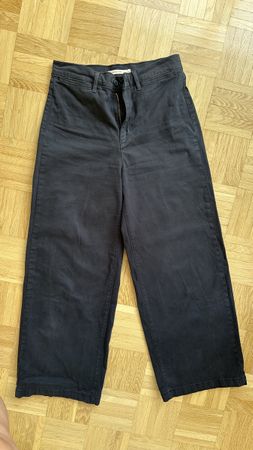 Levi’s Vintage Chinos Wide Leg Schwarz W27 L29 wie neu