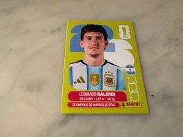 Panini Fifa Fussball WM 2026 Sticker Leonardo Balerdi ARG 7
