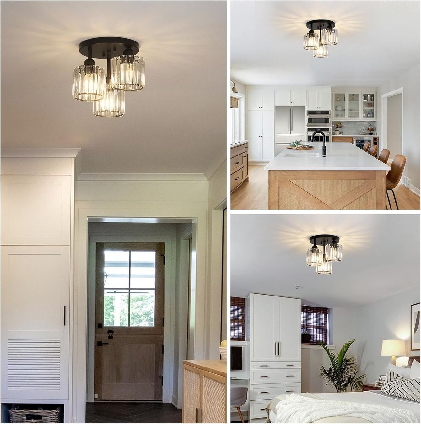 Lampadari & plafoniere: Kronleuchter Kristall Deckenleuchte Glas Pendelleuchte – Nuovo e nell'imballaggio originale da Zürich venduto da NovaDen 6