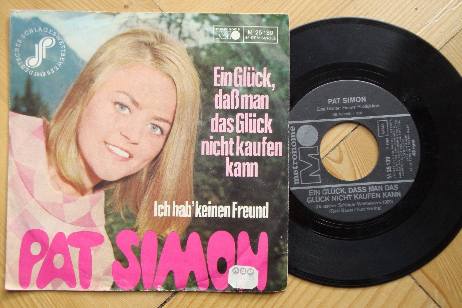 Dischi in vinile: PAT SIMON -EIN GLÜCK, DASS MAN DAS GLÜCK – Usato da Bern venduto da Uli_10_11