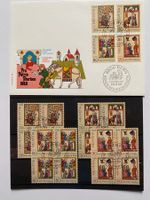 FDC Pro Patria Satzbrief + Passende 4er Blöcke 1988 ET